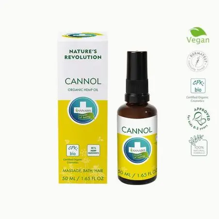 Cannol-aceite de semillas de cáñamo orgánico-annabis-50ml