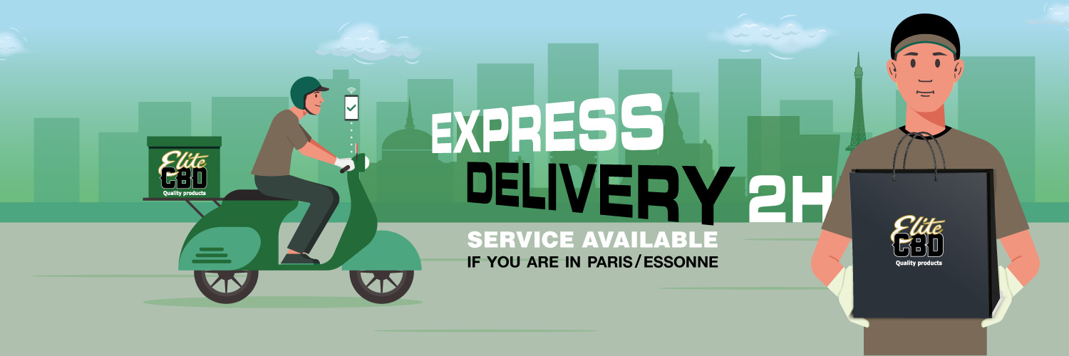 Banner Express Delivery CBD Paris