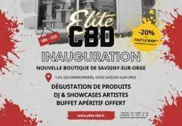 Inauguration imminente : Nouveau Shop Elite CBD à Savigny-sur-Orge !